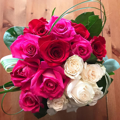 Center piece: Rose, rose, rose